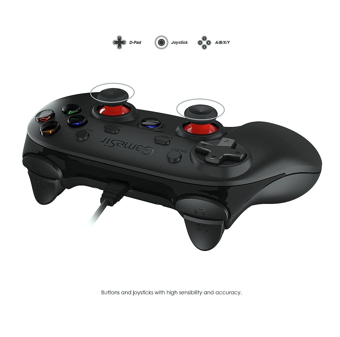 GameSir G3w Wired PC Controller for Windows and Android
