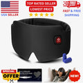 Cordless Heated Silk Eye Mask 2000mAh Warm Compress Sleep Dry Eye Relief