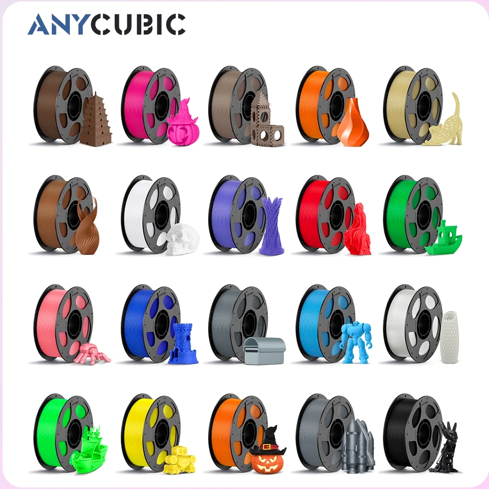 [BUY 10 PAY 6] ANYCUBIC 1.75mm PLA/ PETG/ Silk/ Matte/High Speed 3D Filament Lot