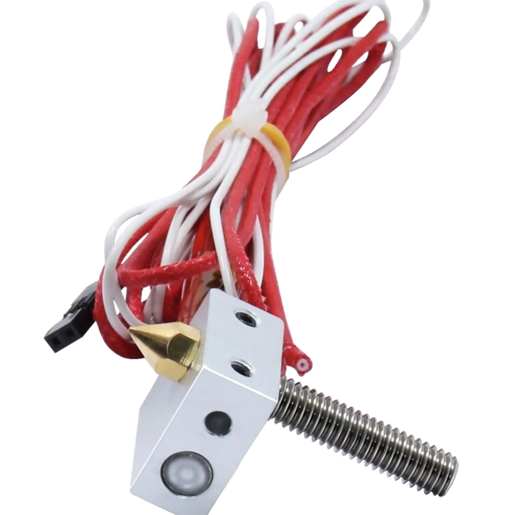 3D Printer MK8 Assembled Extruder Hotend 1.75mm to 0.4mm Nozzle Heating Block