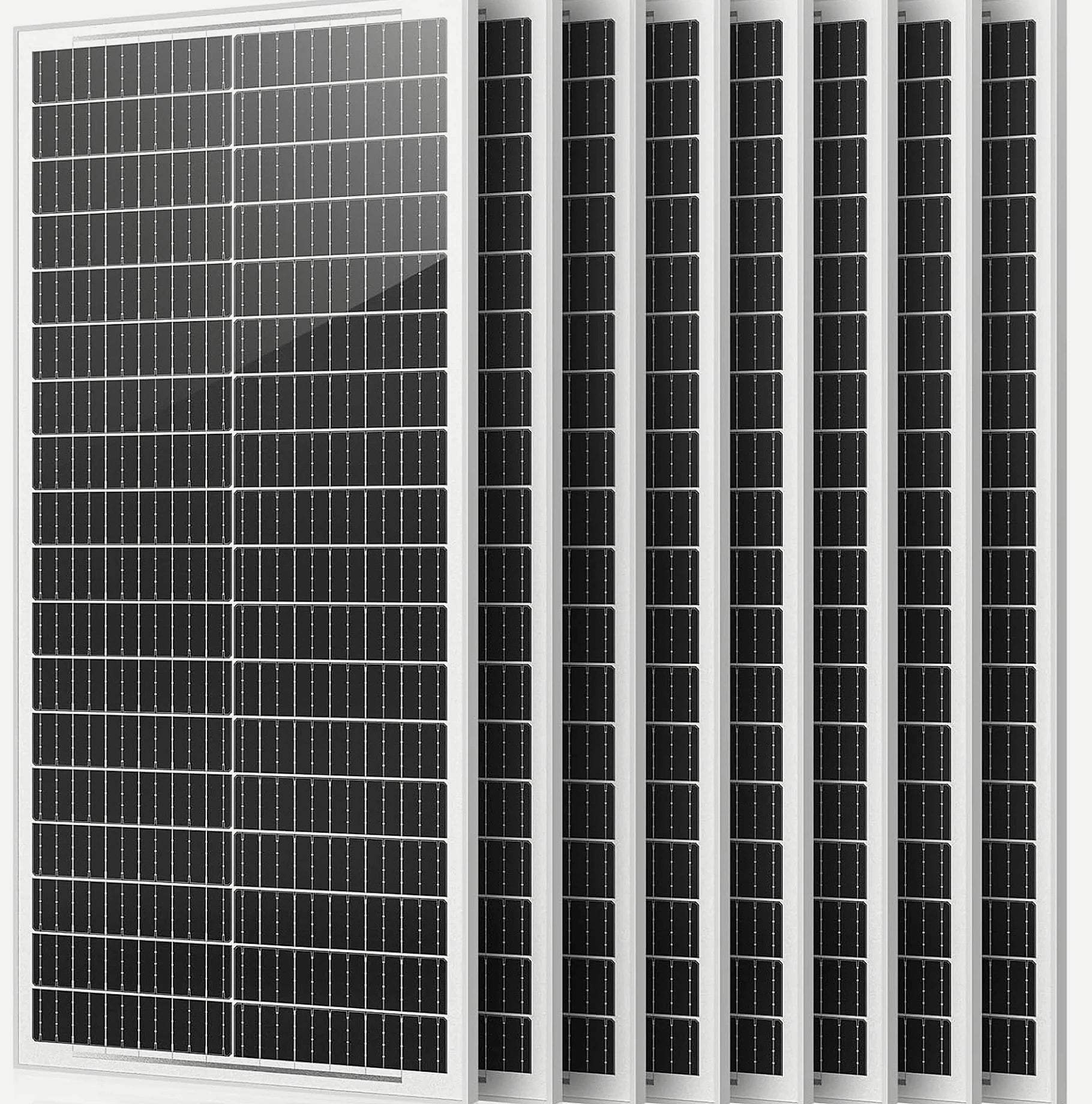 Rvpozwer 100W 12V Monocrystalline Solar Panel