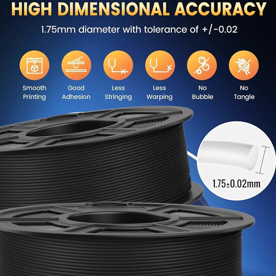 【BUY 10 PAY 6】JAYO 1.1KG PETG PLA PLA+2.0 TPU ABS 3D Printer Filament 1.75mm ASA