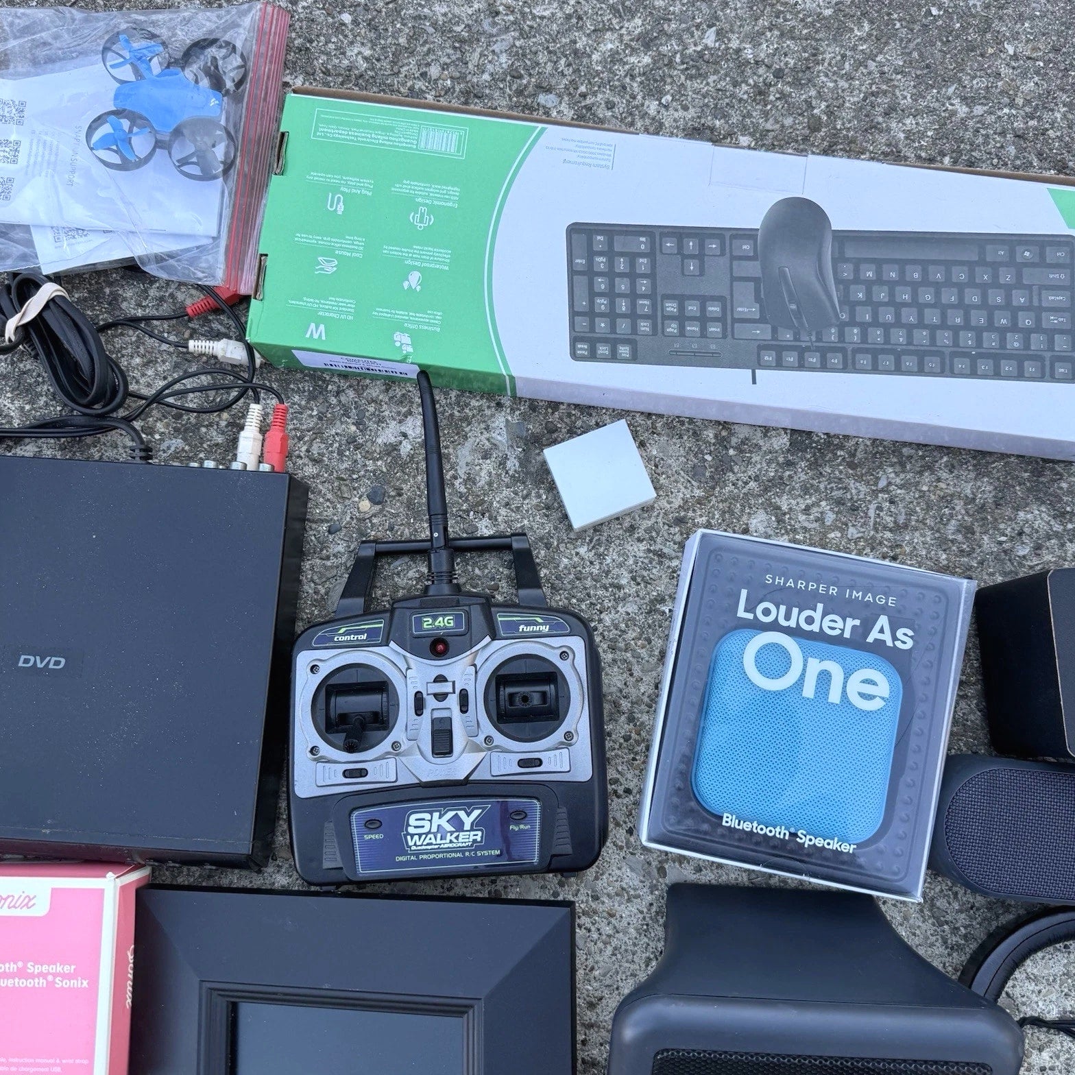 Junk Drawer Mixed Lot of Electronics Gadgets As-Is Used Untested Parts Repair