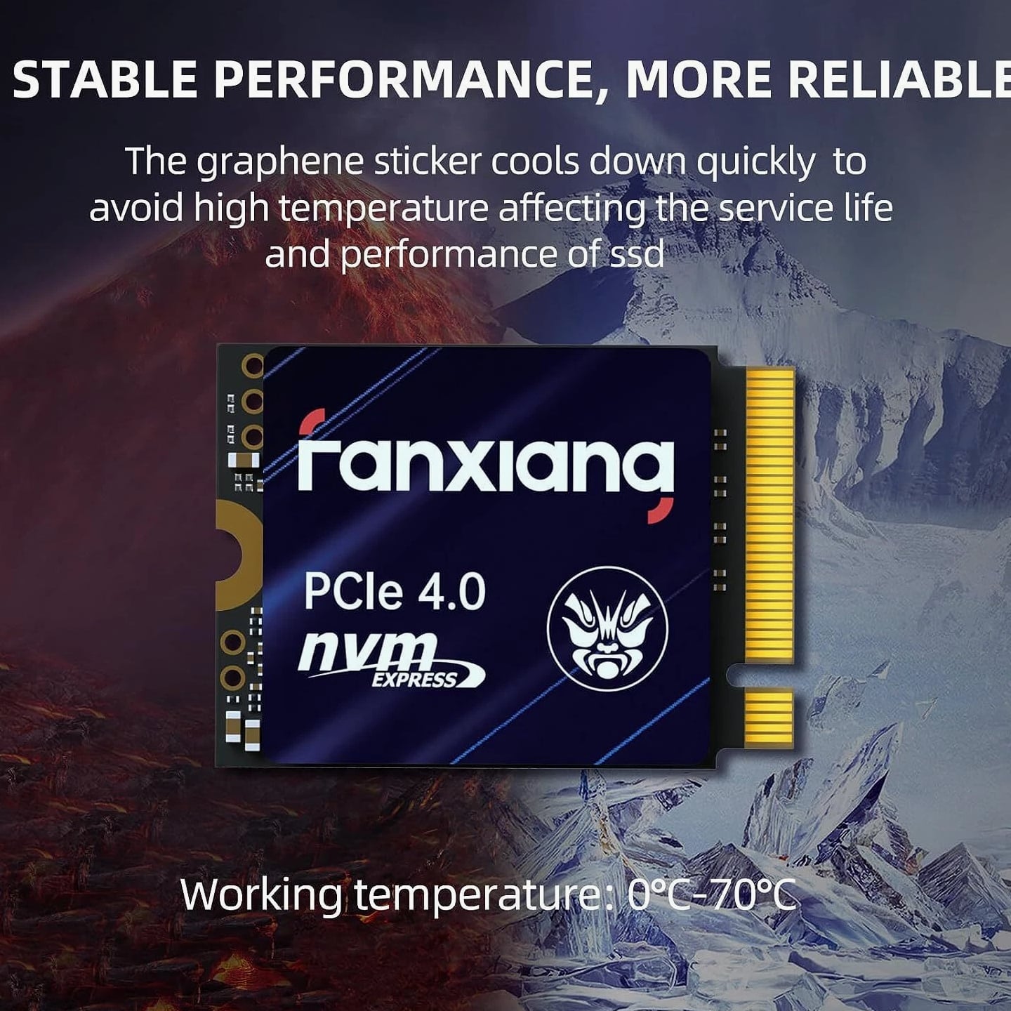 Fanxiang 500GB 1TB M.2 2230 NVMe PCIe 4.0X4 SSD For Steam Deck Microsoft Mini PC