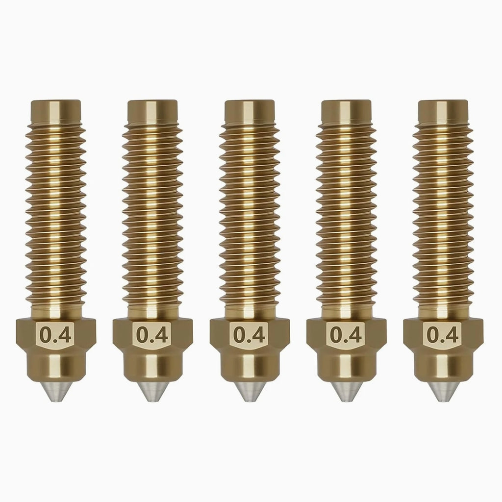 5-Pack 0.4mm Hardened Steel Nozzle Kit for Elegoo Centauri 3D Printer