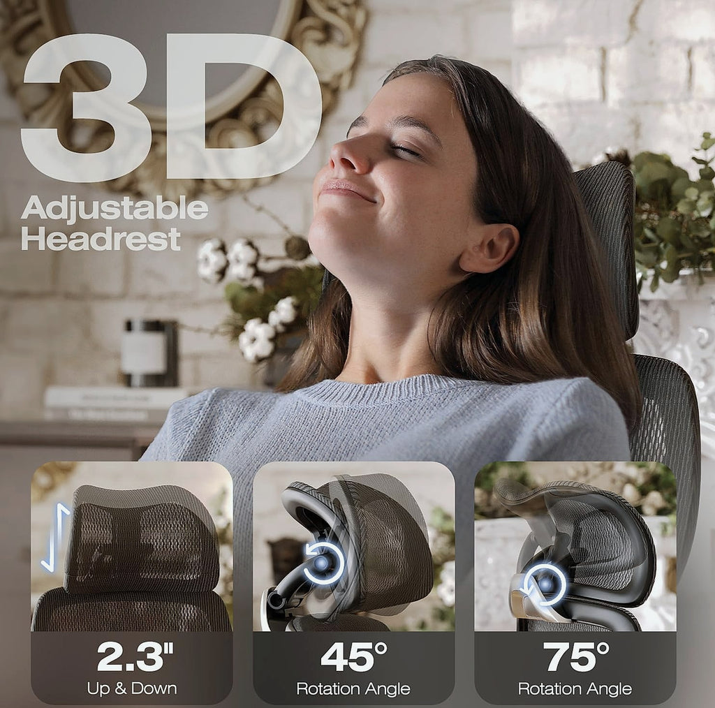 ELABEST X100 Ergonomic Mesh Office Chair with Lumbar Support