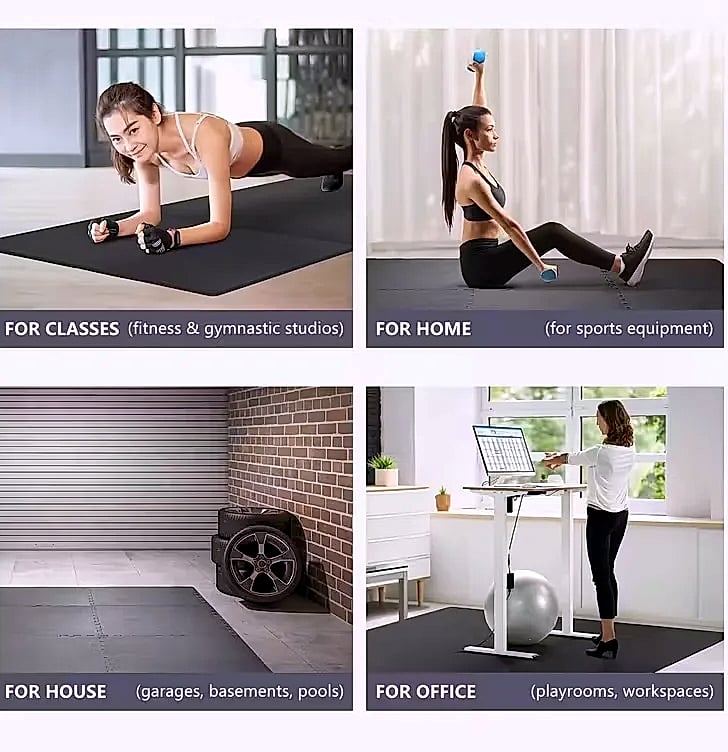30x30cm Interlocking EVA Foam Gym Mat 16 Pieces Yoga Flooring