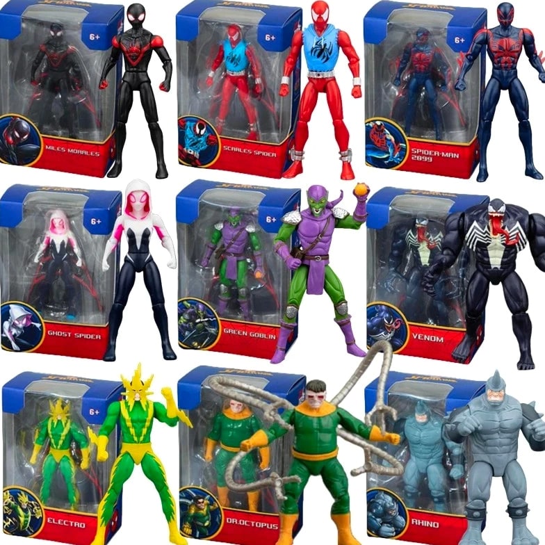 Spider Man 4inch Action Figures Toys Collectible Gift