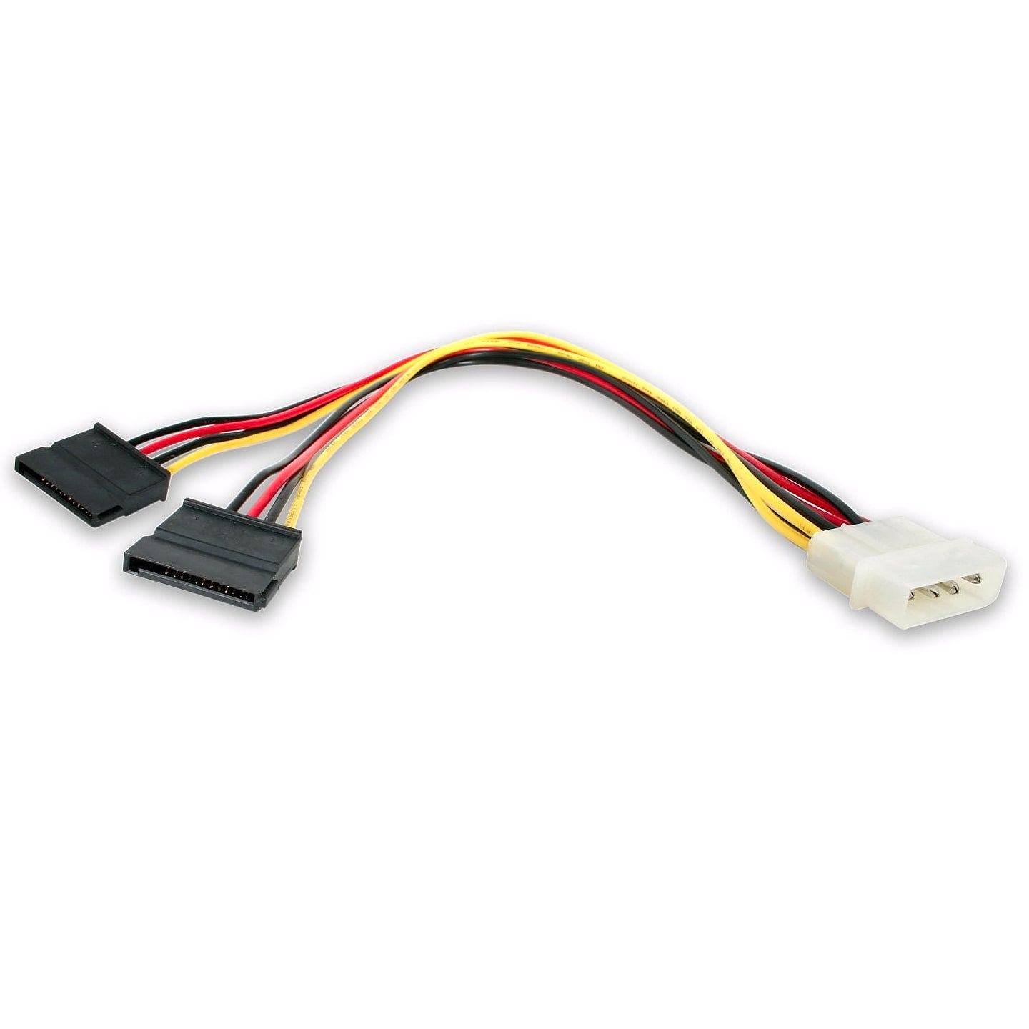 StarTech.com PYO2LP4SATA LP4 to Dual SATA Power Cable
