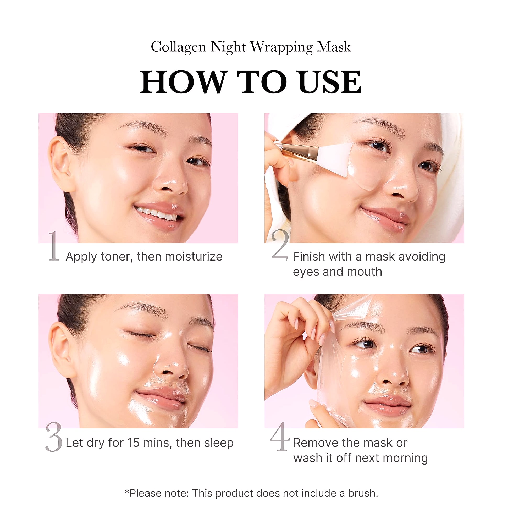 medicube Wrapping Mask Collagen Overnight Peel Off Facial