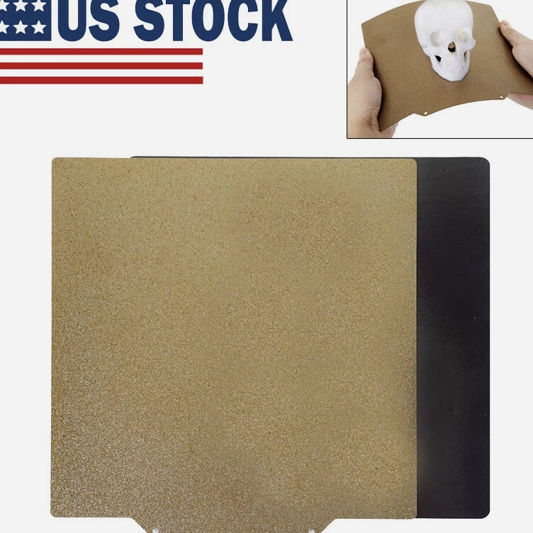 Kingroon KP3S Magnetic PEI Build Plate Heated Bed Sticker Spring Steel Sheet