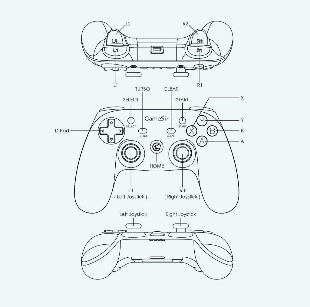 GameSir G3w Wired PC Controller for Windows and Android