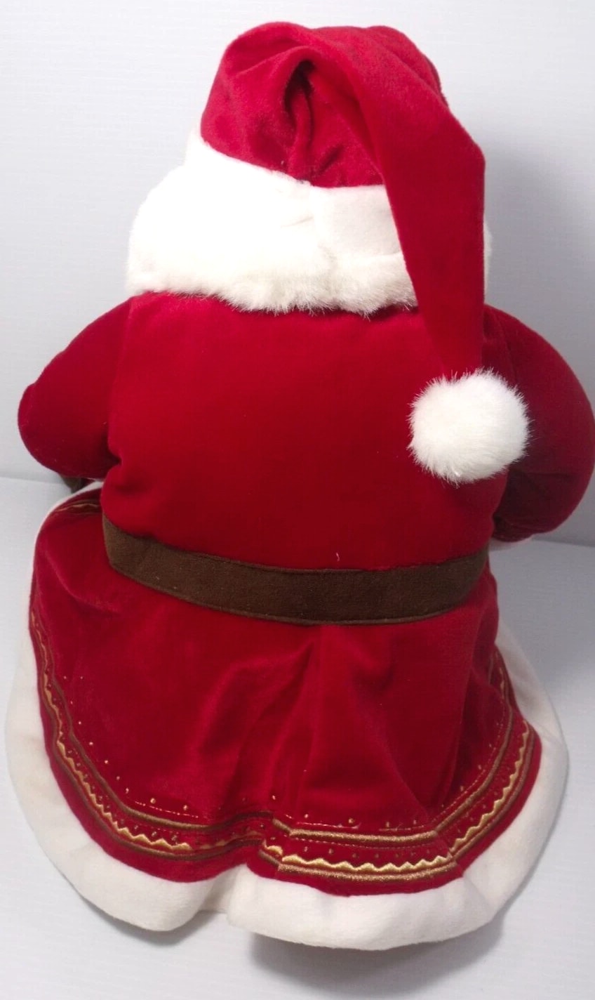 Hallmark The Polar Express 18" Talking Santa Plush with Jingle Bell - Tested