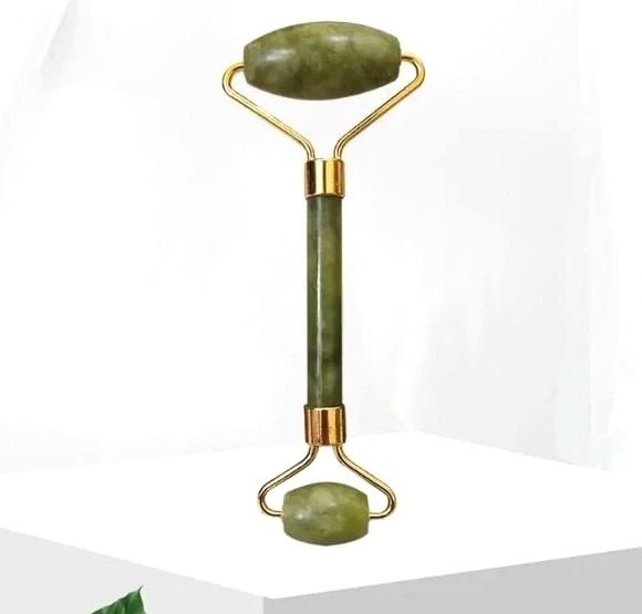 Jade Face Massage Roller Beauty Tool Facial Eye Neck Body Anti-Ageing Treatment