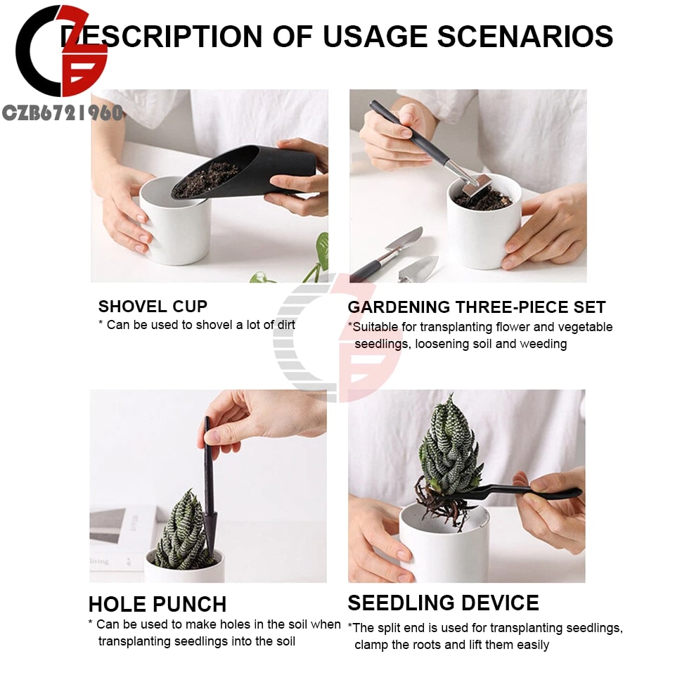 5/8/13Pcs Mini Garden Hand Transplanting Succulent Tools For Indoor Plant Kit