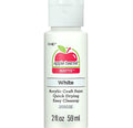 Apple Barrel Acrylic Paint White 2oz Matte Finish Craft