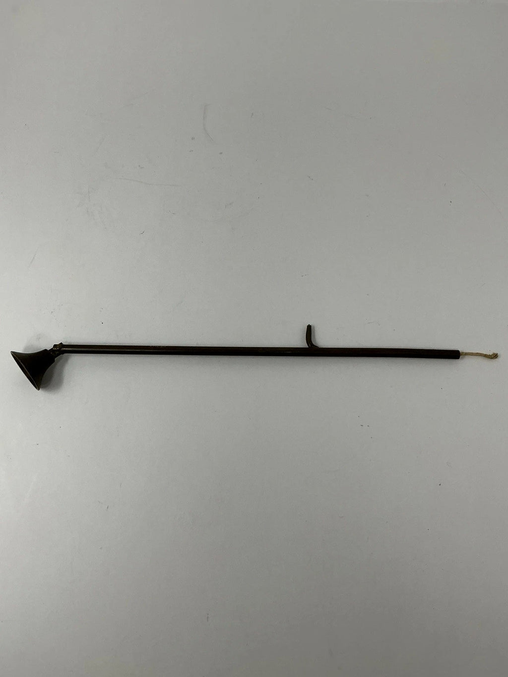 Vintage Brass Candle Snuffer with Wick Pull Antique 18th 19th Century Style