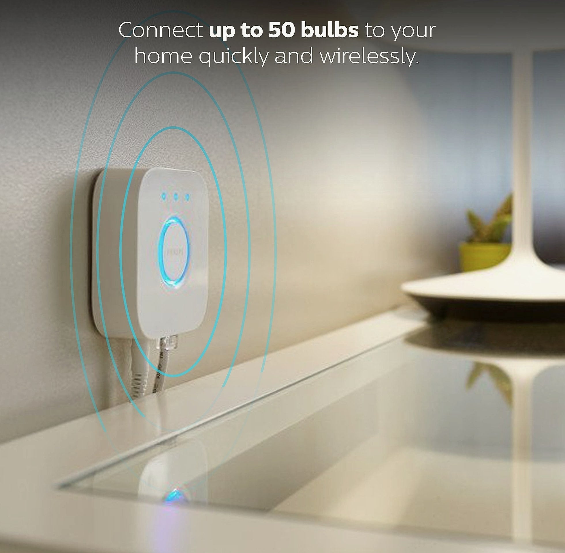 Philips Hue Bridge Smart Lighting Hub with Matter Support