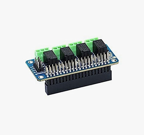 SB Components Relay 4 Zero 3V 4 Channel Relay Shield for Raspberry Pi