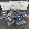 Lot of 8 SUNLU 3D Filament Refills - With reusable spools. 1kg & 0.25kg Mixed Lot