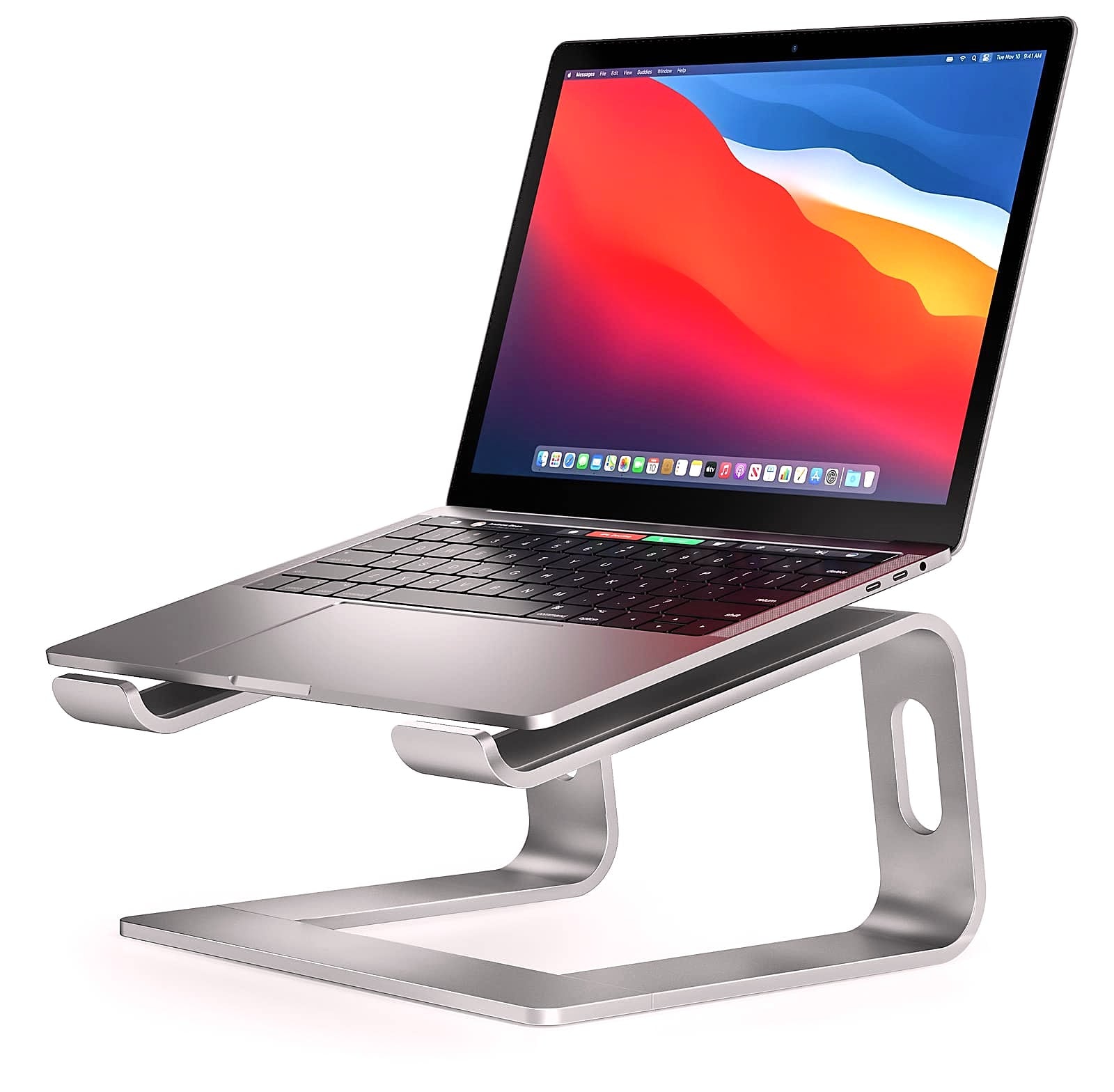 Nulaxy All-Aluminum Laptop Stand for Desk, Ergonomic Detachable Ventilated Cooling Computer Riser, Anti-Slip Design Notebook Holder Compatible with All 10-16" Laptops (MacBook, Dell XPS, HP, Lenovo)