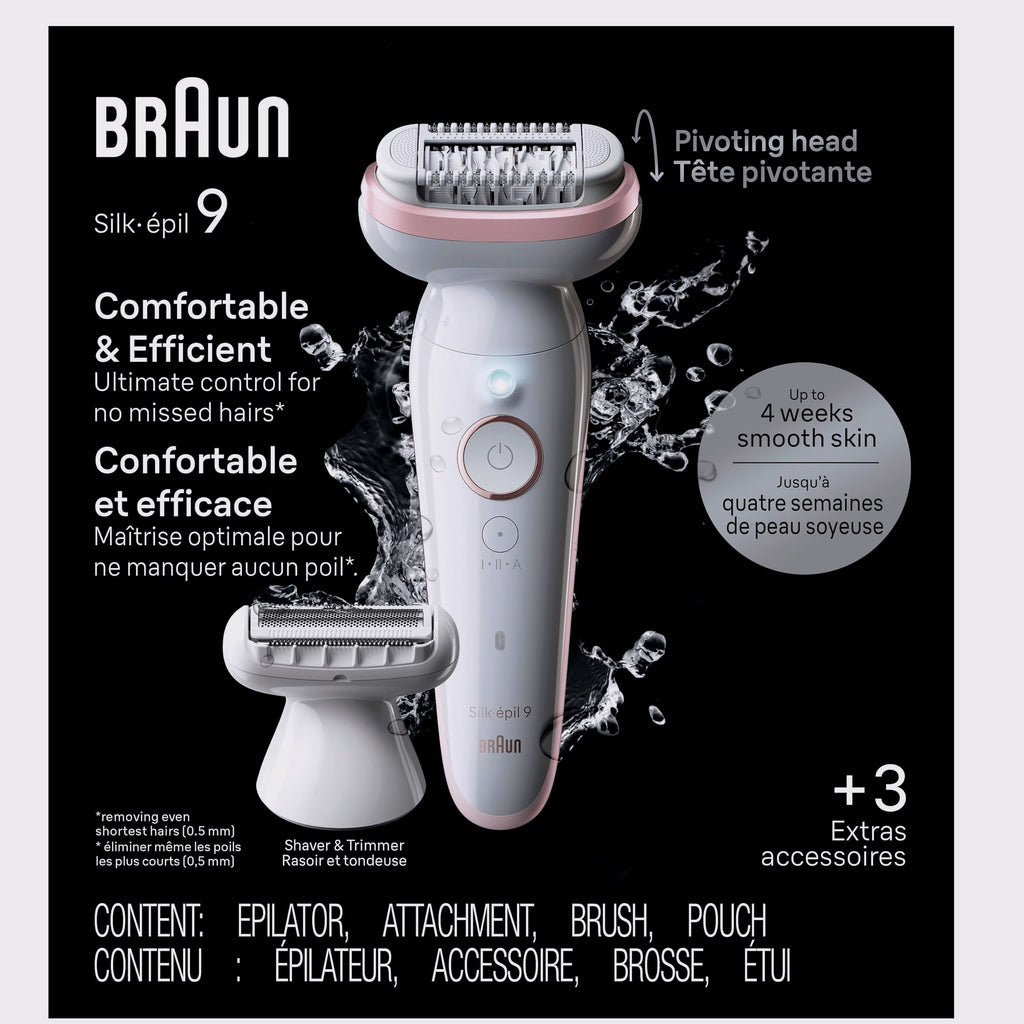 Braun Silk-épil 9 SES9-030 Wet and Dry Epilator