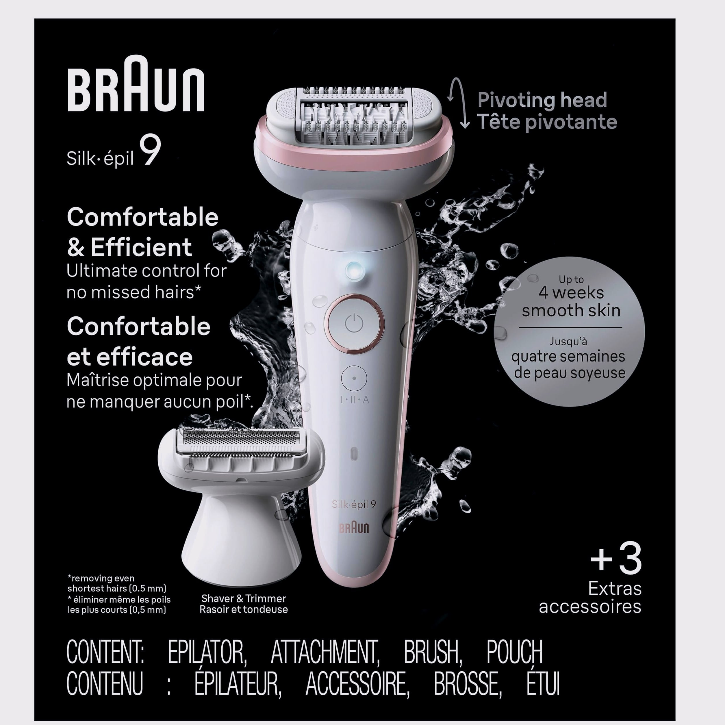 Braun Silk-épil 9 SES9-030 Wet and Dry Epilator
