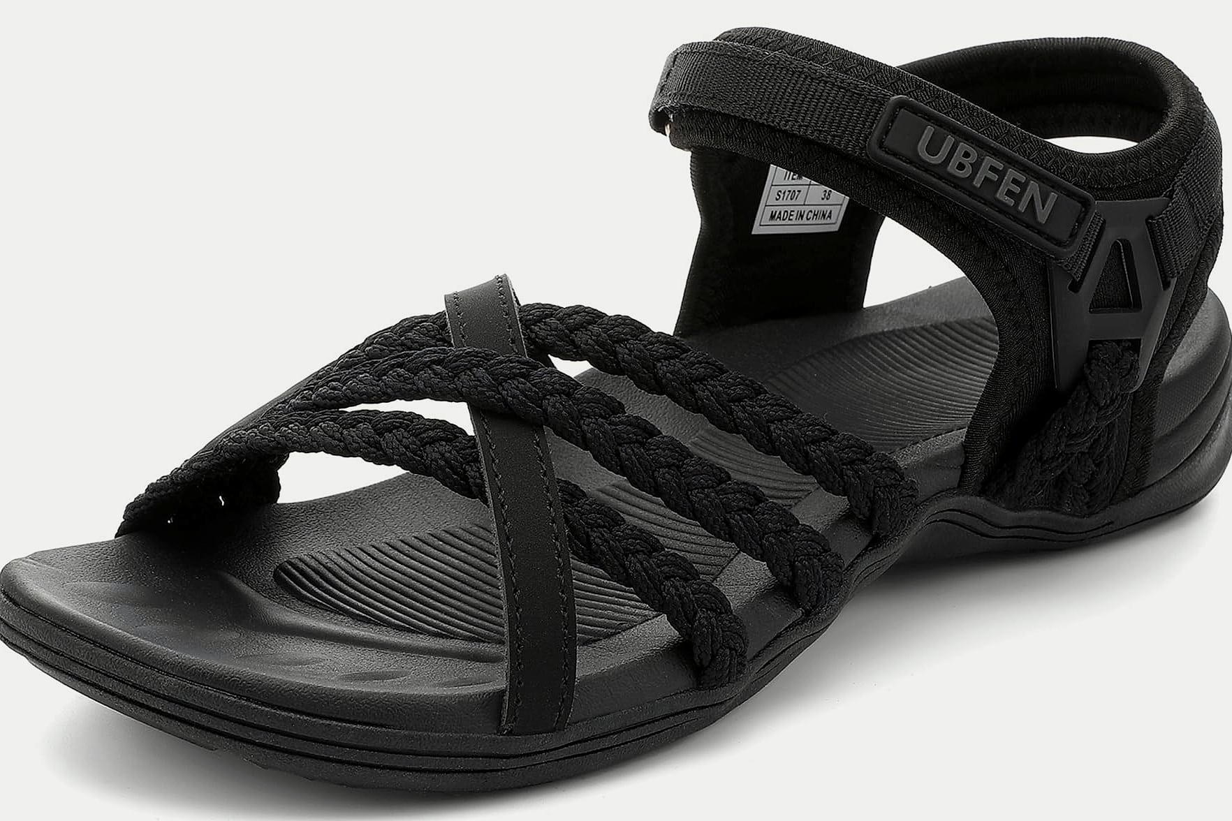 UBFEN Women's Hiking Sandals with Arch Support Water