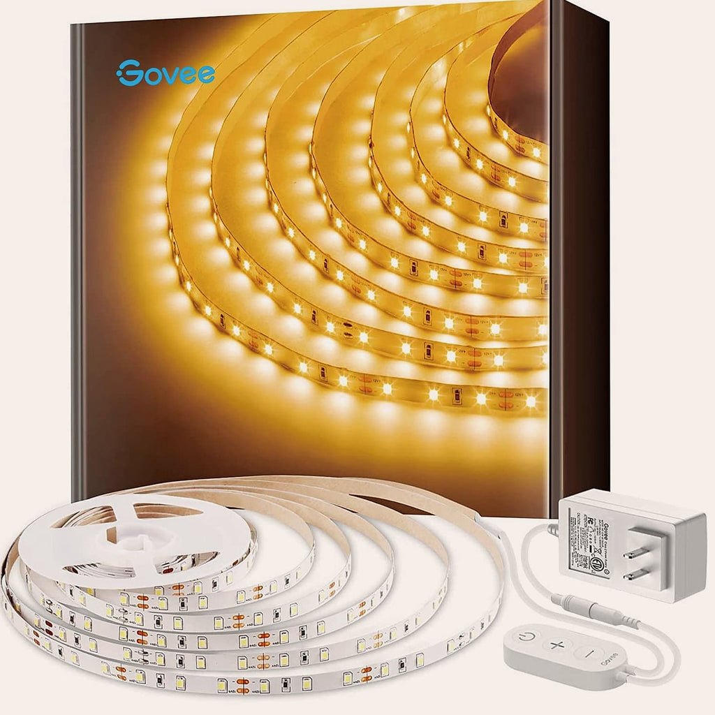 Govee 16.4ft LED Strip Lights, Dimmable 6500K Daylight White