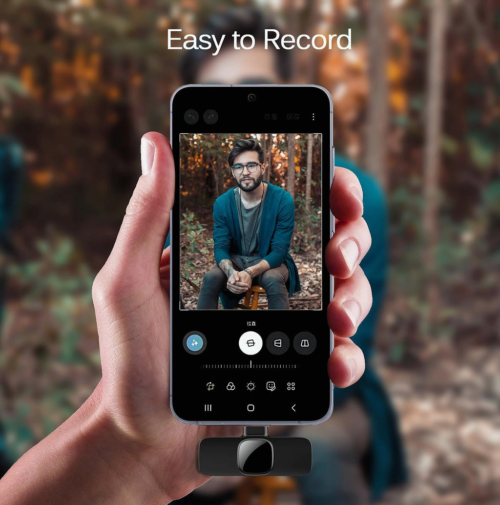 Labstandard Wireless Lavalier Microphone for iPhone and USB-C