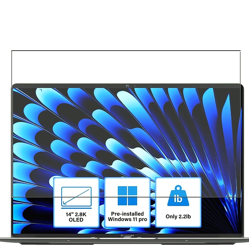 Puccy 3-Pack TPU Screen Protector for Geekom GeekBook X14 Pro 14"