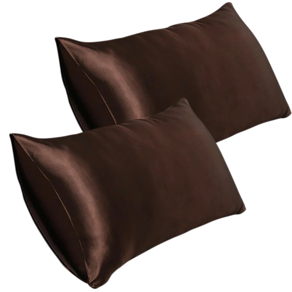 20*30 Inch Soft Breathable Smooth Cooling Mulberry Silk Pillowcase Set of 2
