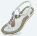 ulogu Womens Bohemian Flat Sandals Summer Beach Shoes