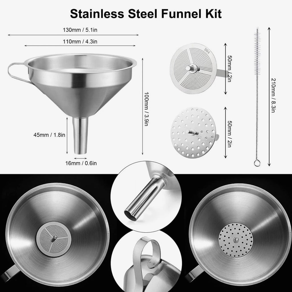 Resin 3D Printer Kit - Including Cleaning Silicone Pad and Stainless Steel Funnel...
