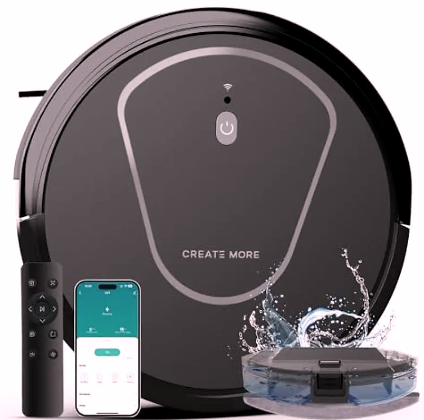 SHXI Robot Vacuum and Mop Combo, 5000Pa Suction
