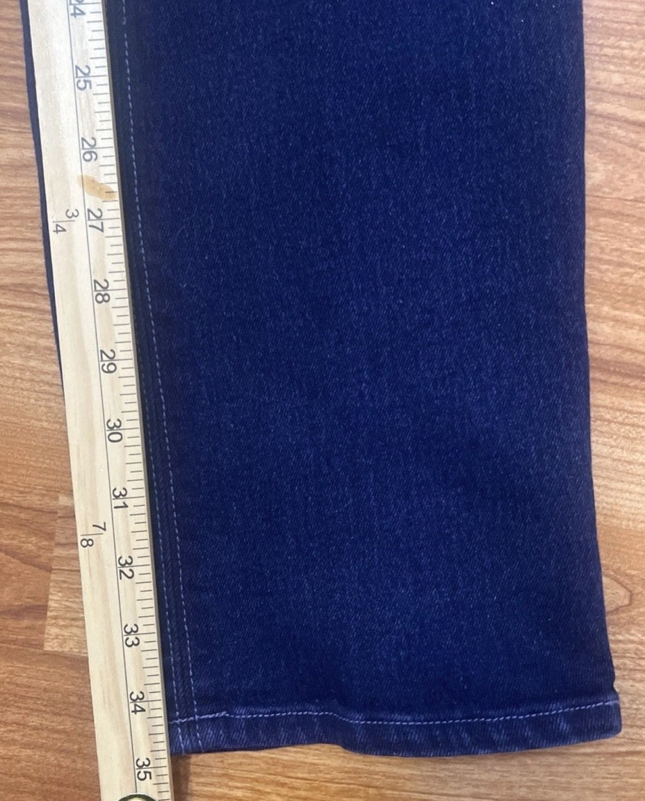 Vintage Kenny Rogers Western Jeans 26x35 High Rise Straight Dark Wash with Purple