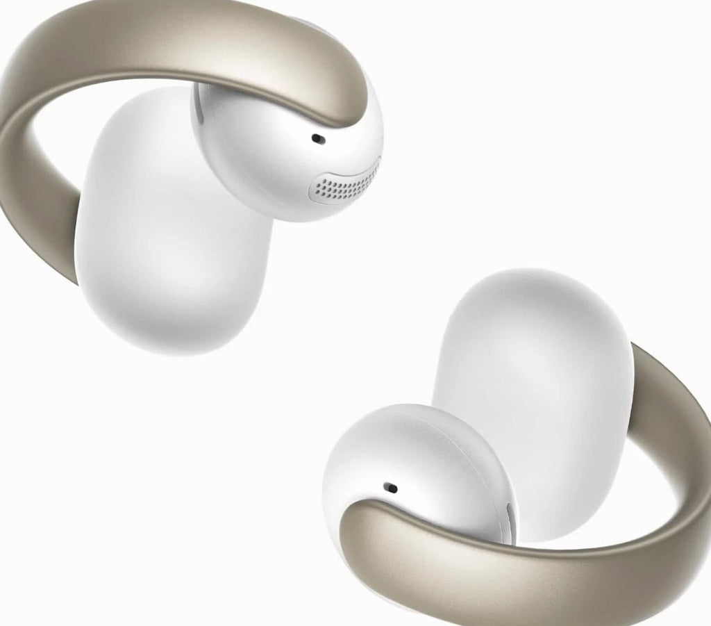 Soundcore AeroClip Open-Ear Earbuds Clip-On Headphones 4 Mic AI-Boost Clear Call