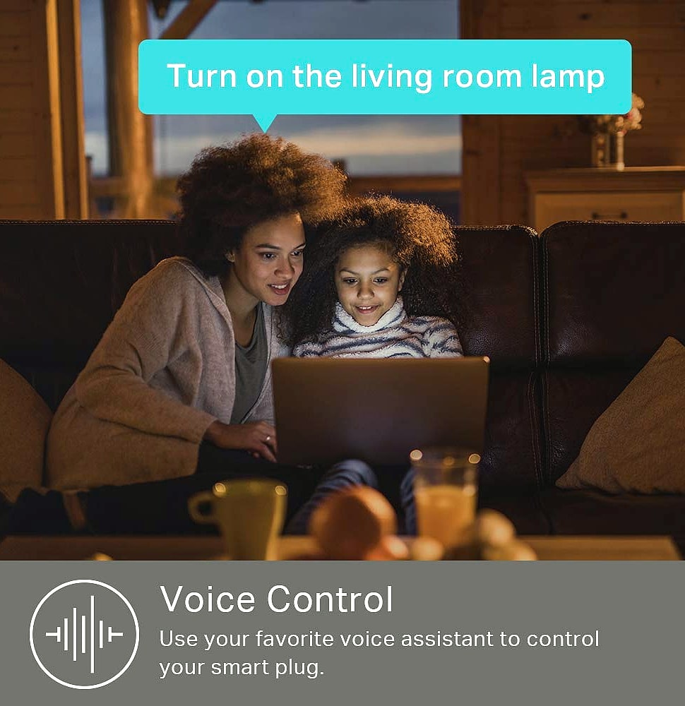 Kasa Smart Plug HS103P4 Wi-Fi Outlet 4-Pack with Voice Control