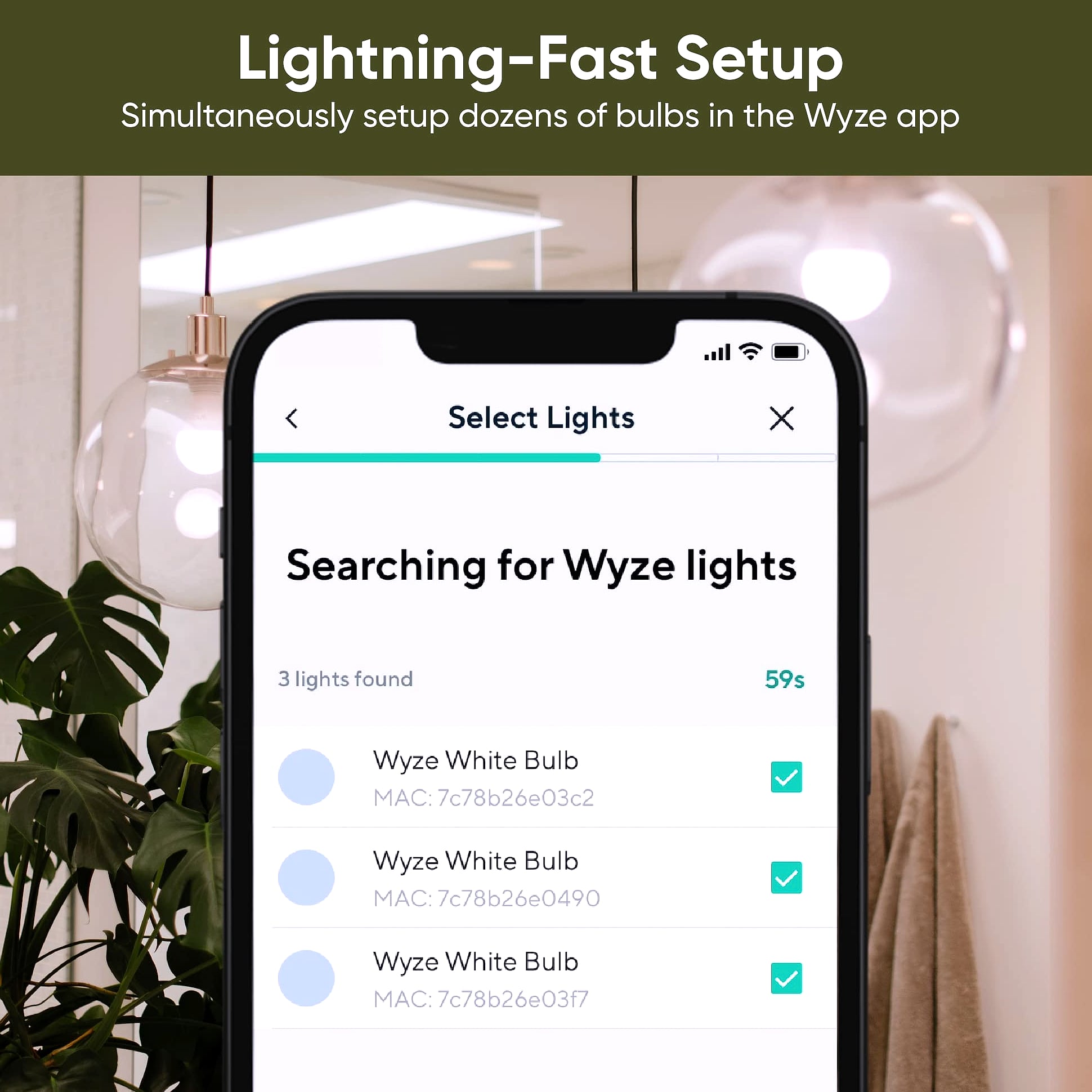 Wyze Bulb Color 4-Pack, 16M Colors & Tunable White