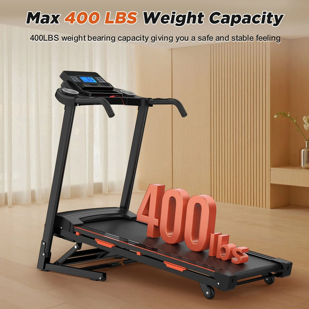 15% Auto Incline Fitness Treadmill 3.25HP High Load Capacity Home Exercise Machine
