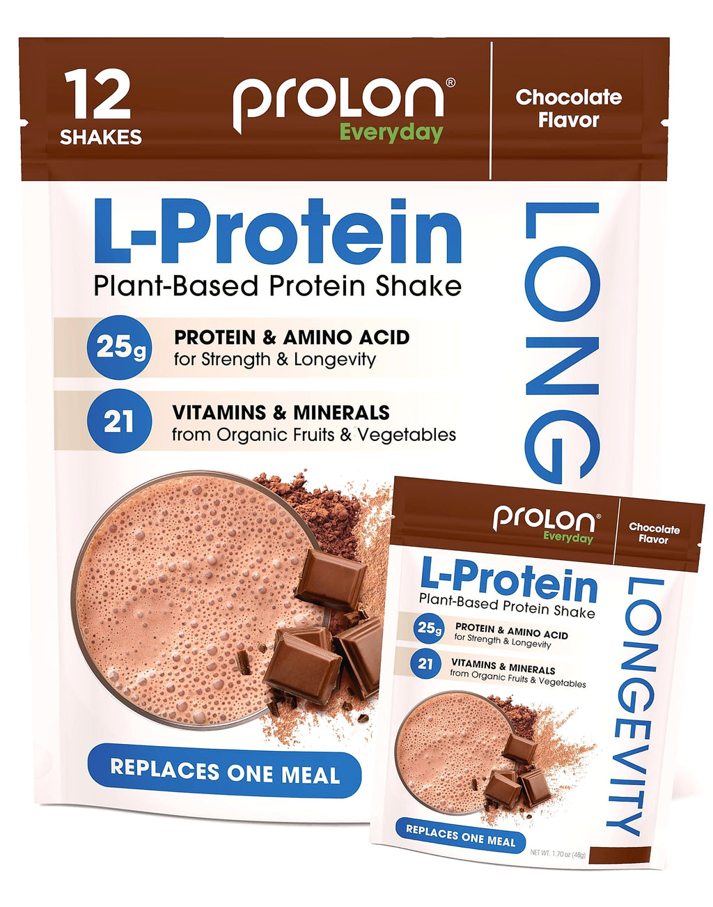 Prolon Longevity Plant Based Protein Powder, 25g per serving