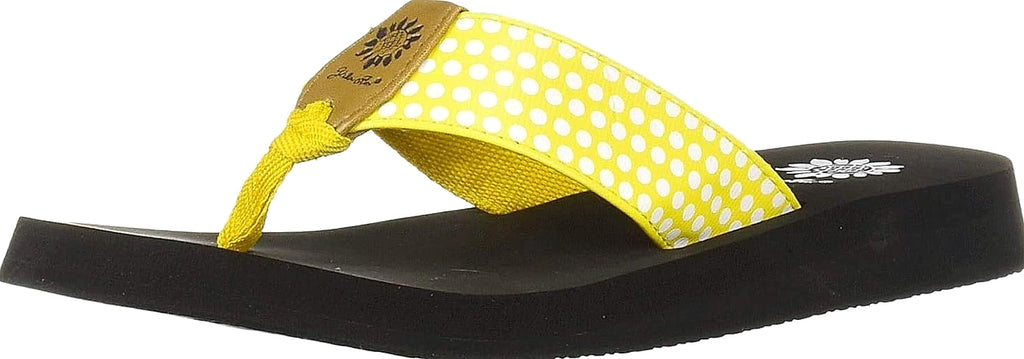 Yellow Box Fromy Girls' Sandals with Polka Dot Strap