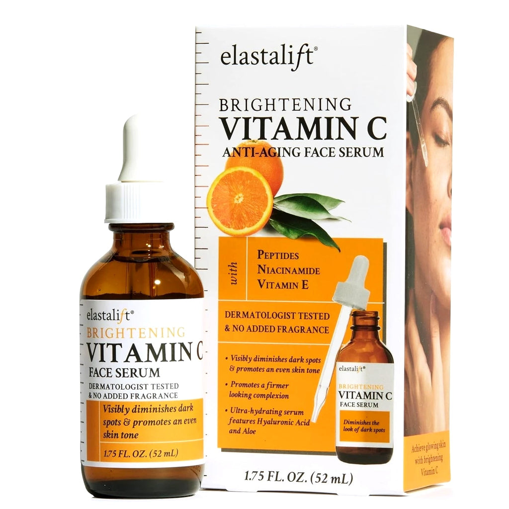 Vitamin C Facial Serum For Age Spots, Wrinkles & Expression Lines - Anti-Aging Face Serum 1.75 Fl Oz