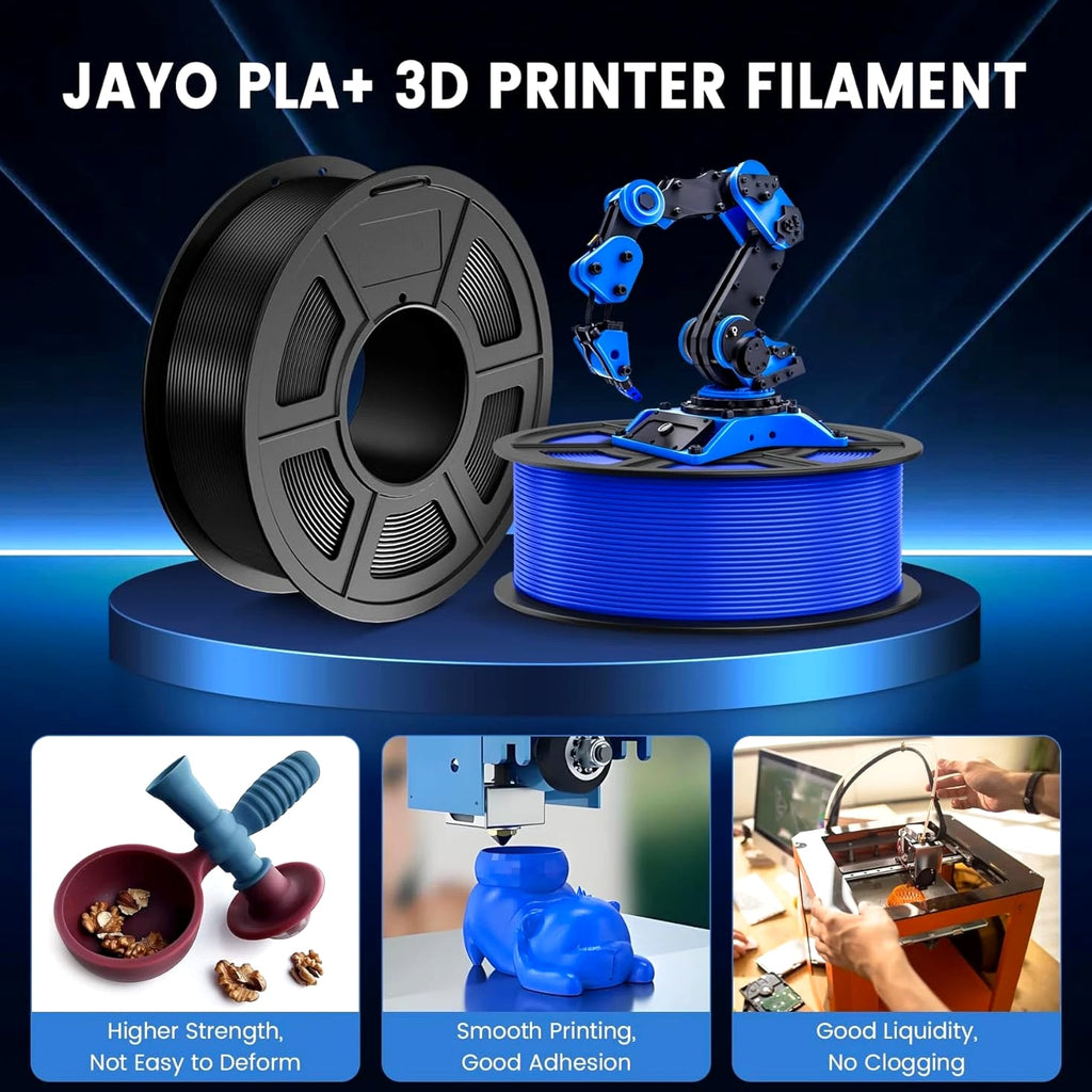 【BUY 10 PAY 6】JAYO 1.1KG 3D Material High Speed Matte PETG/SILK/PETG/PLA 1.75mm