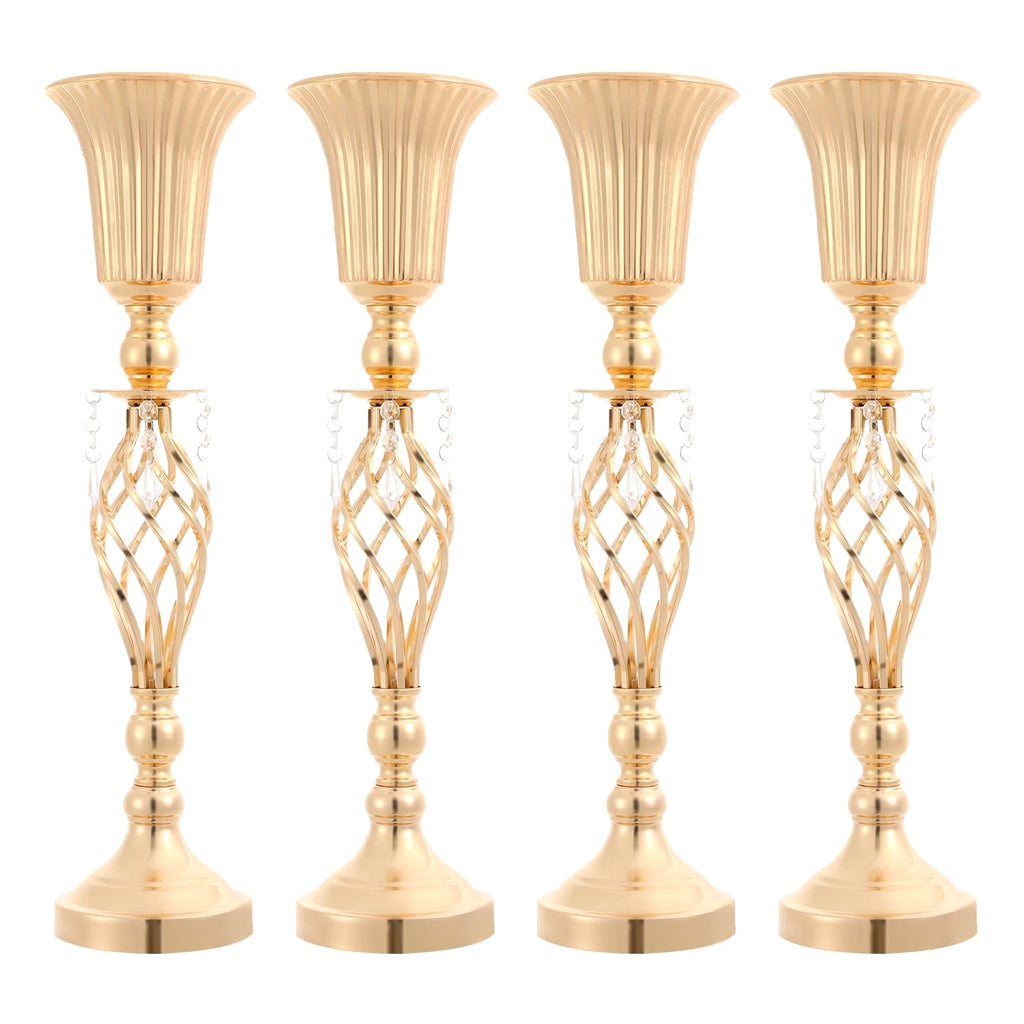 4 Pcs Floral Vases, Floral Decoration Vases, Centerpiece For Table Decoration