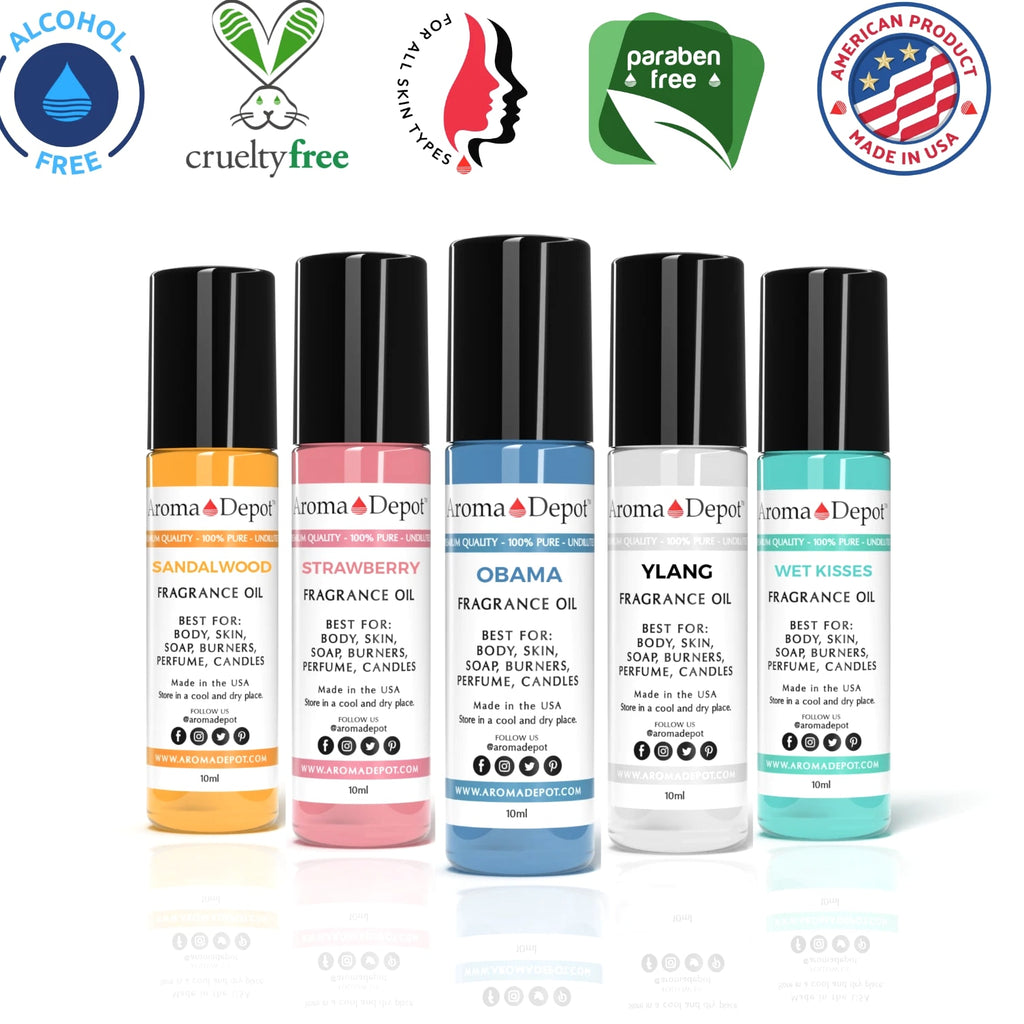 4 oz Fragrance Oils for Candle Soap Bath Bomb Incense Making Scented Oils Bulk