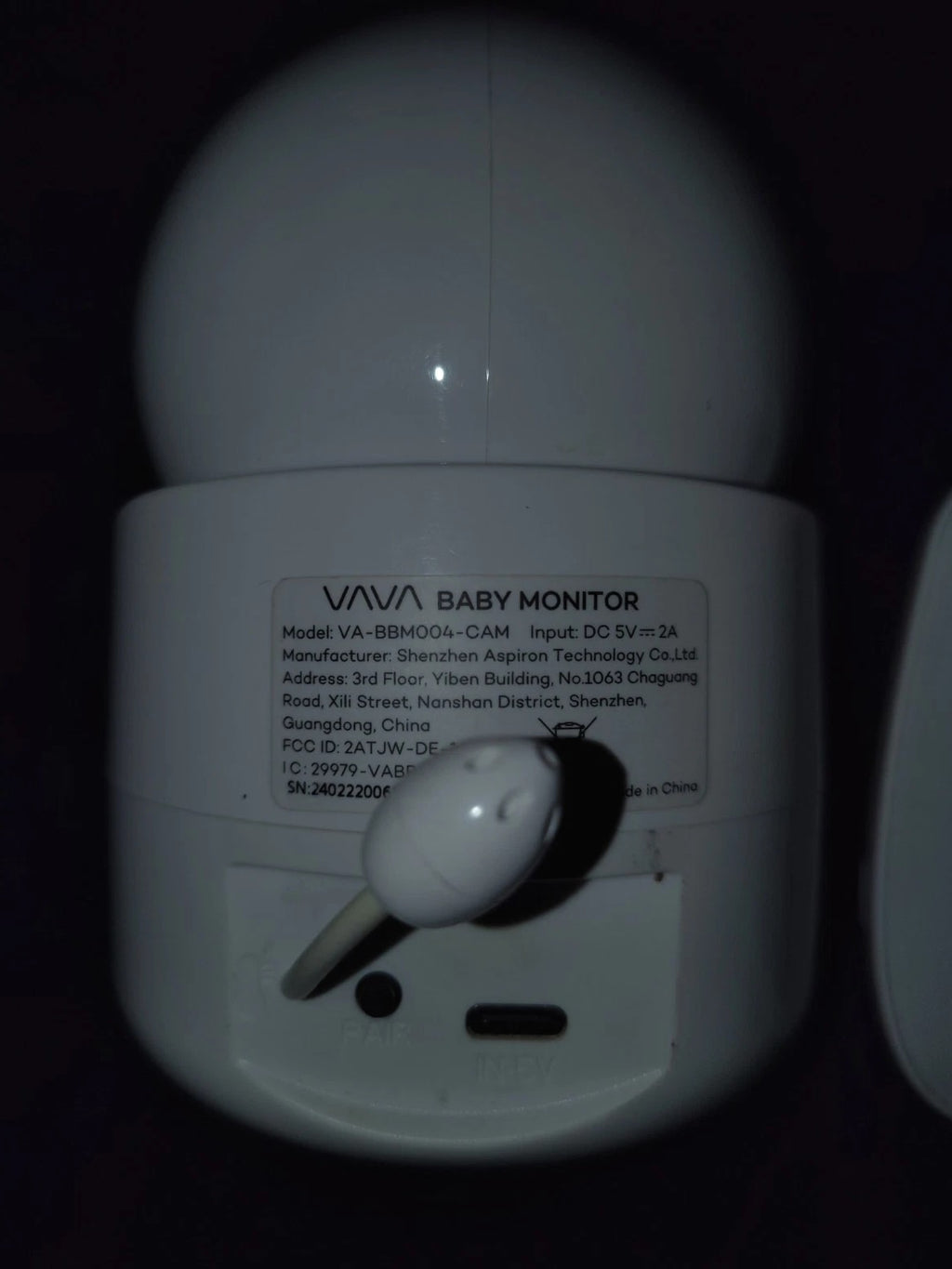 VAVA 5 inch HD Display With Camera & Audio Baby Monitor - VAIH006