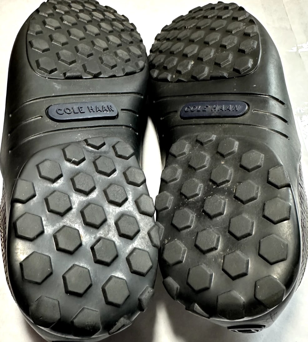 Cole Haan Mens Tucker Venetian Dark Slip on Leather Shoe Loafers Sz 9.5M CO4059