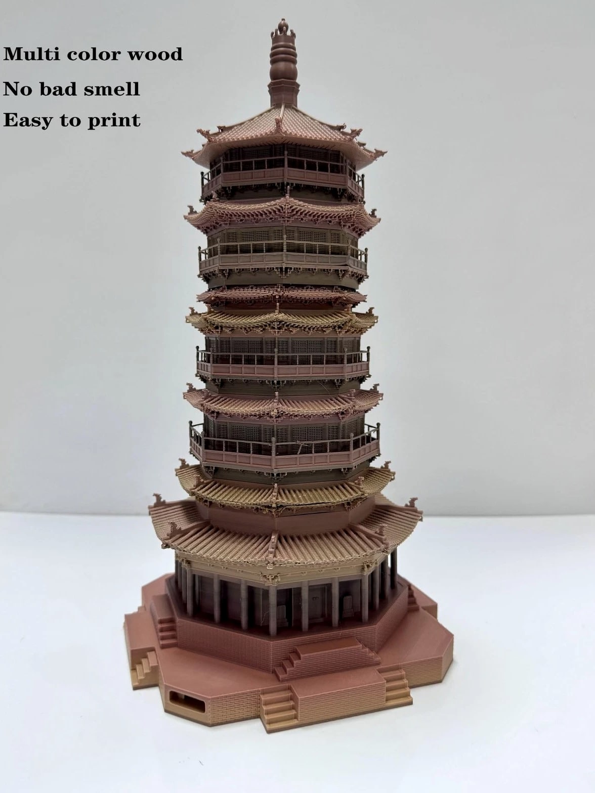 PLA 3D Printer Filament 1.75mm, Wood Stone Rock Sculpt, Net Weight 1kg...