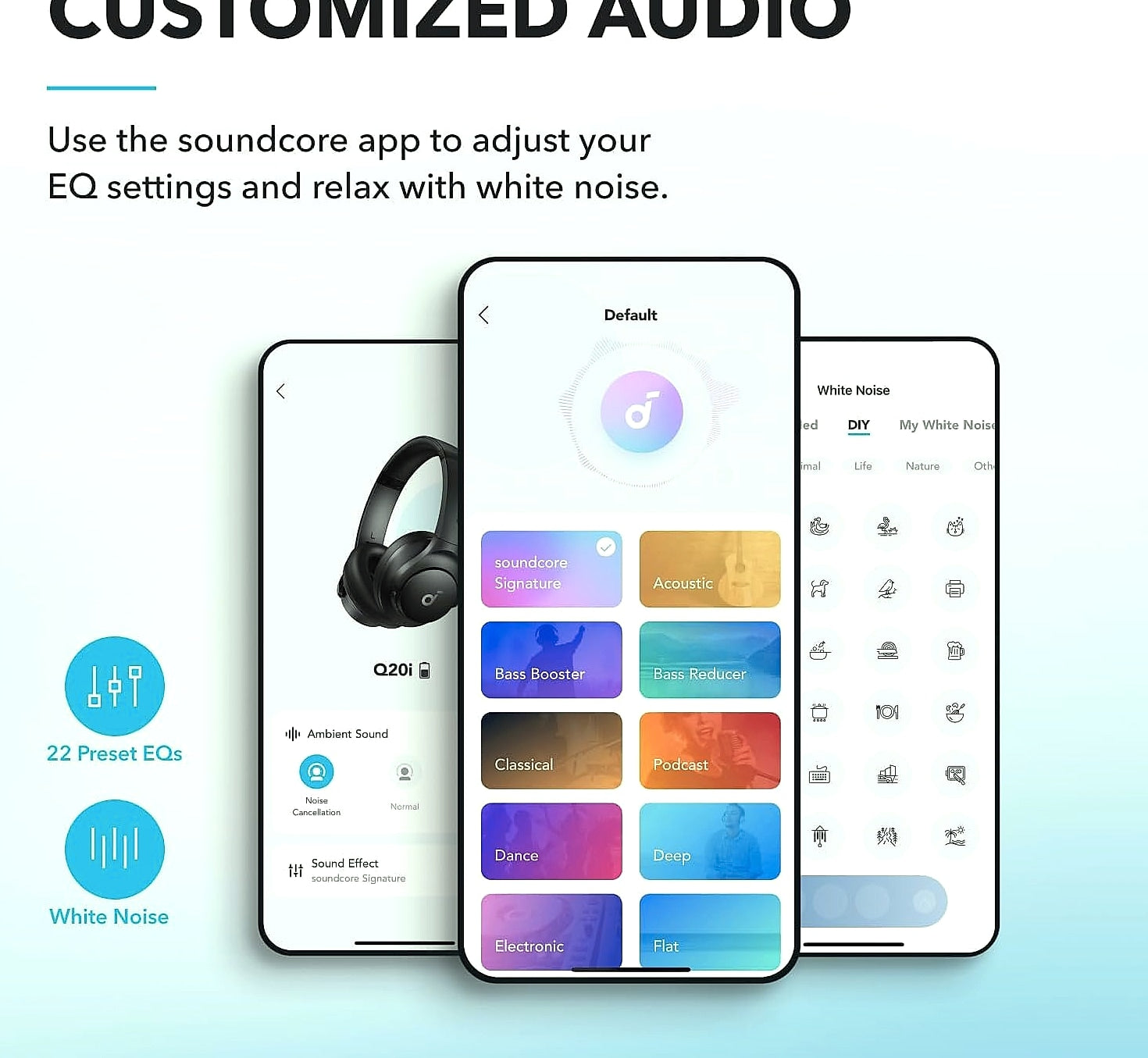 Soundcore Q20i Hybrid Active Noise Cancelling Wireless Headphones